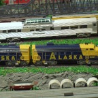 EMD F7 von General Motors der Alaska Railroad